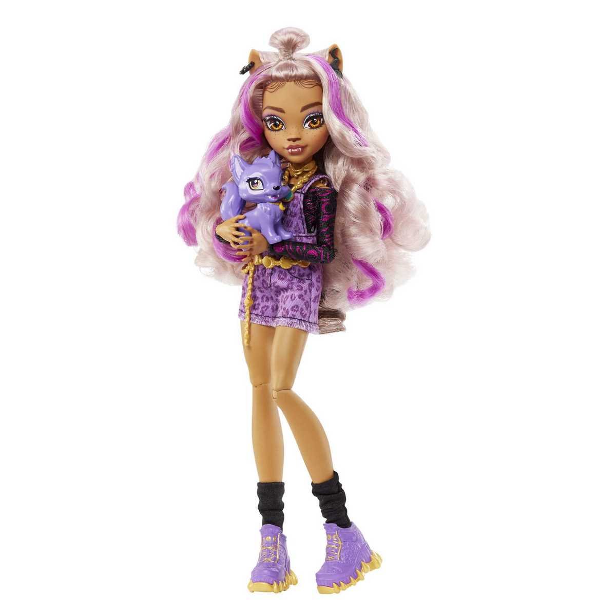 Monster High - Poupée mannequin Clawdeen Wolf et son chat