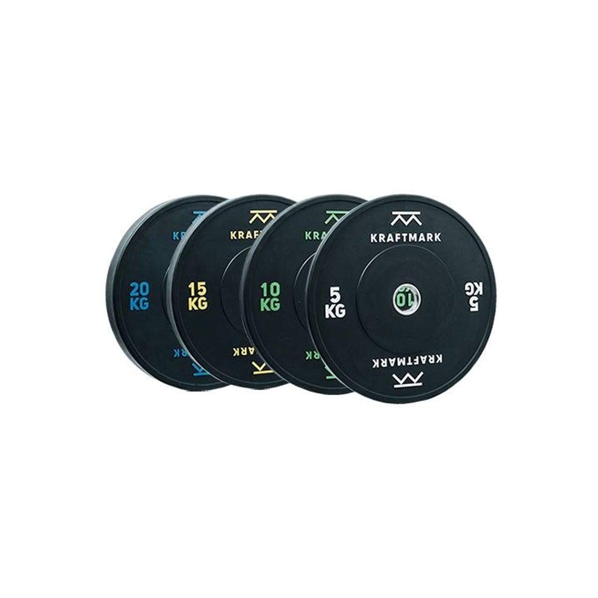 Kraftmark Vektsett 50 mm - Bumpers 2.0 - 100kg