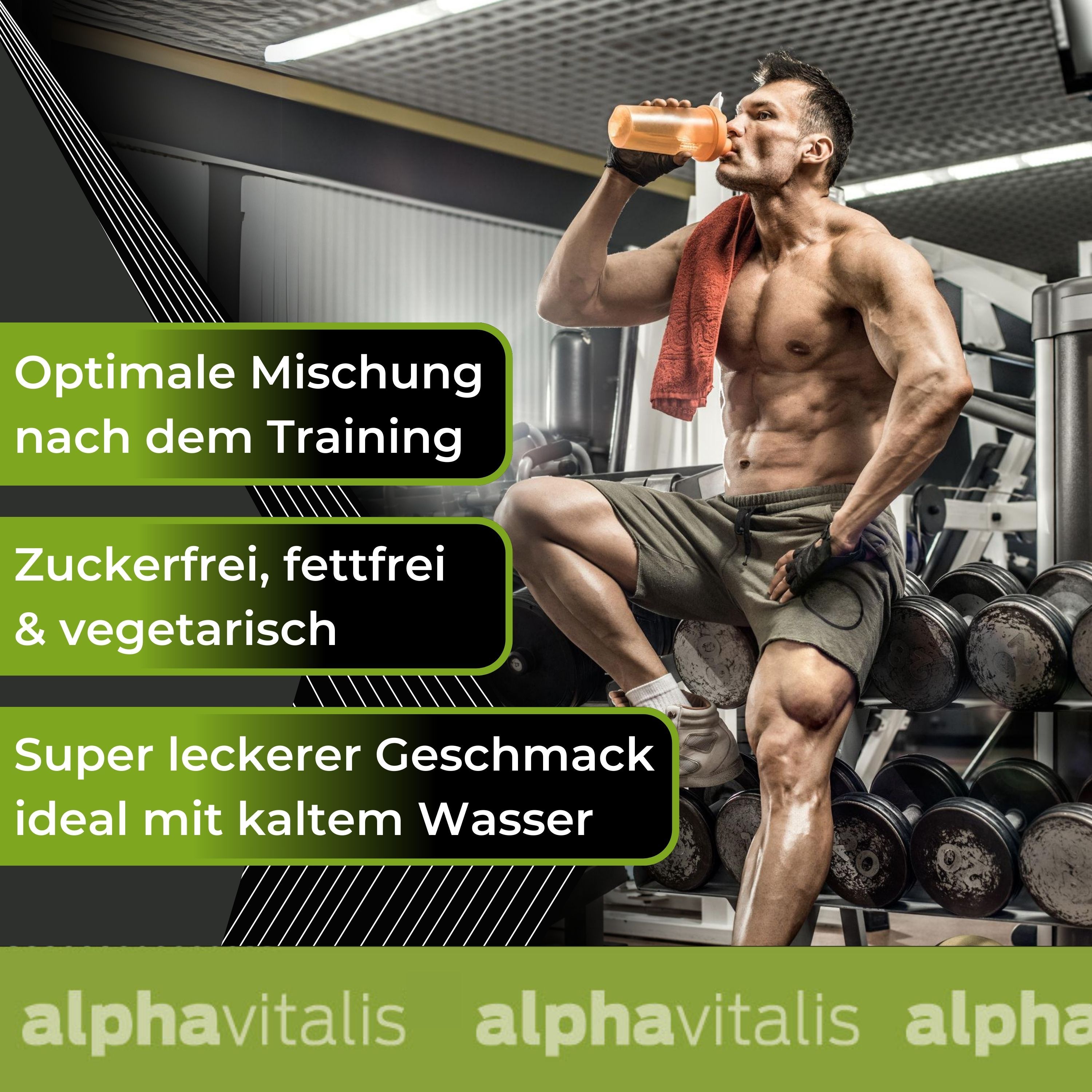 Alphavitalis® Post Workout Shake Pfirsich