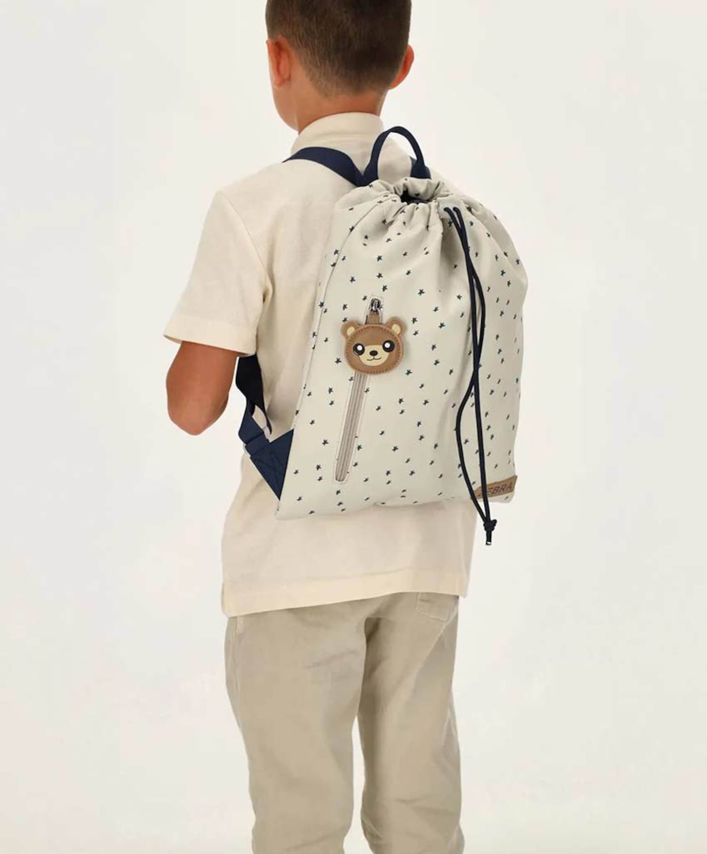 Zebra Rugzak beige