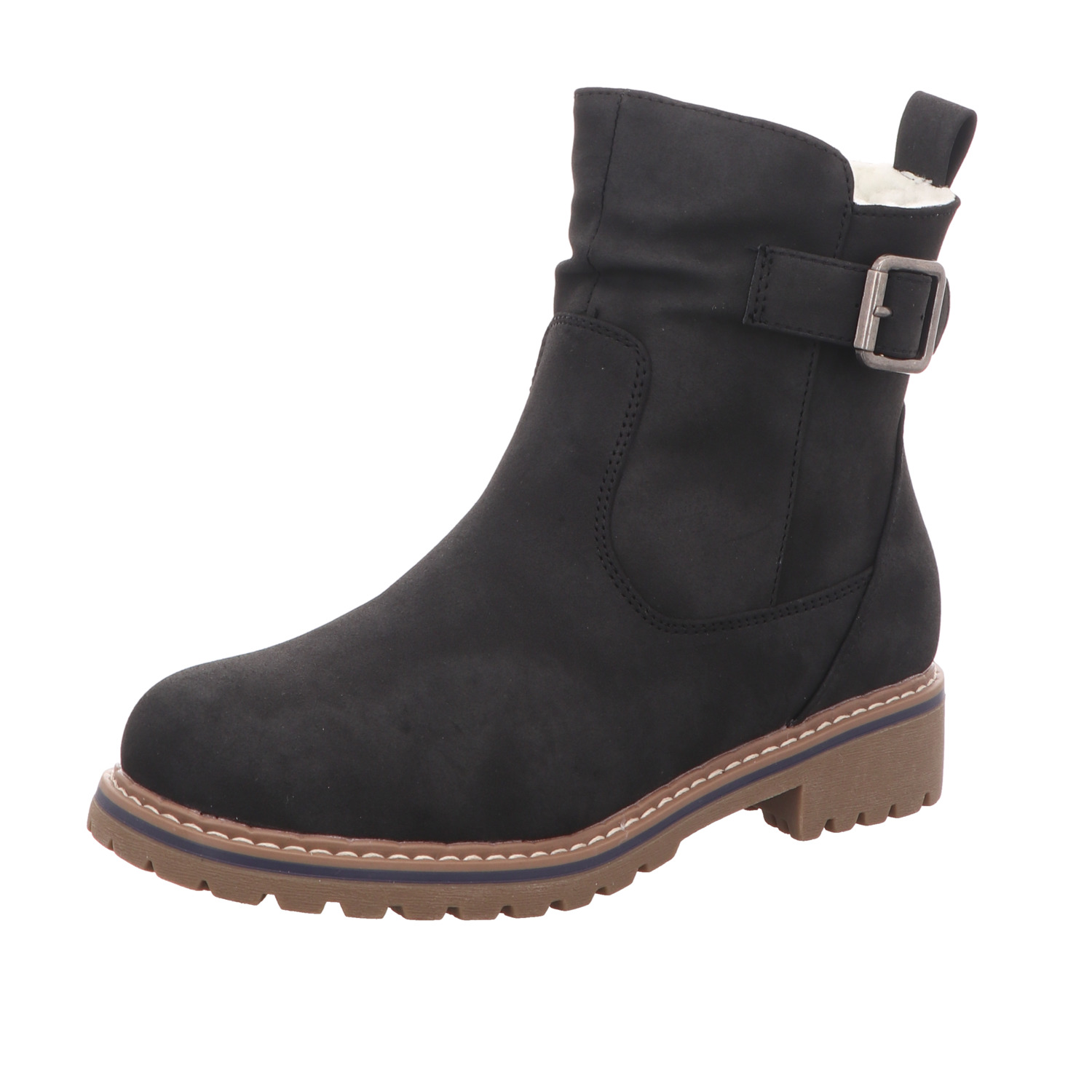 Alyssa Damen-Stiefelette Warmfutter Schwarz