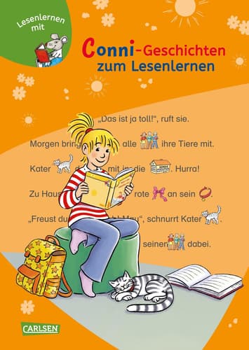 Carlsen Lernbuch LESEMAUS zum Lesenlernen Conni Geschichten