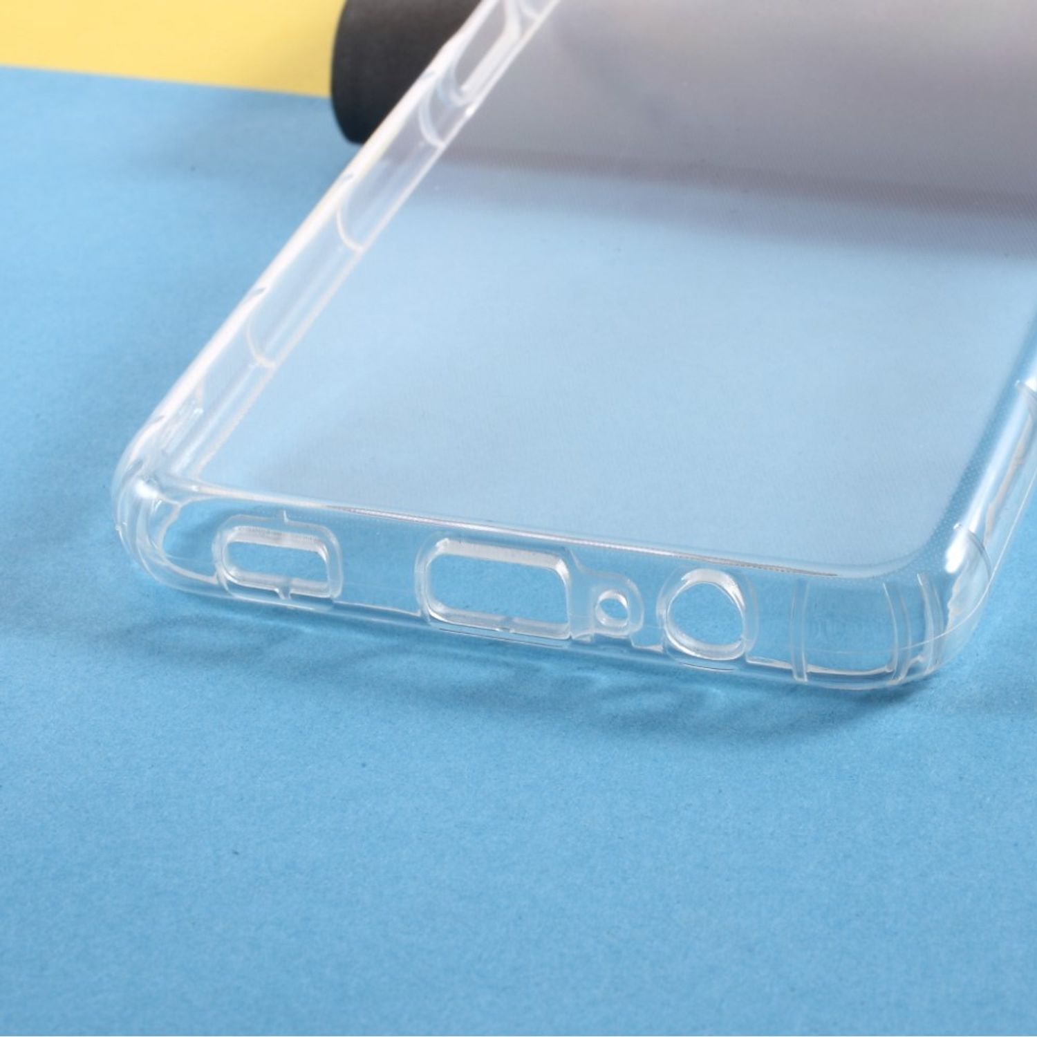 Handyhülle für Samsung Galaxy A12 Schutzcase Backcover Bumper Etuis Transparent