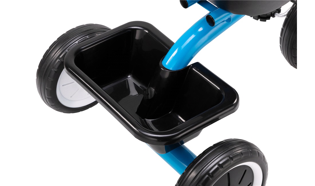 Trehjulet cykel, lyse blå
