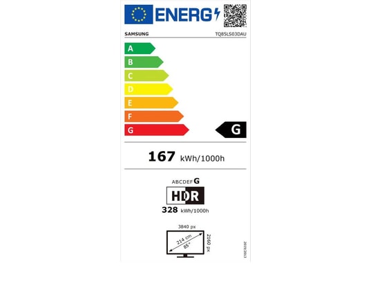 SAMSUNG - TV QLED 4K 214 cm TQ85LS03D The Frame 2024