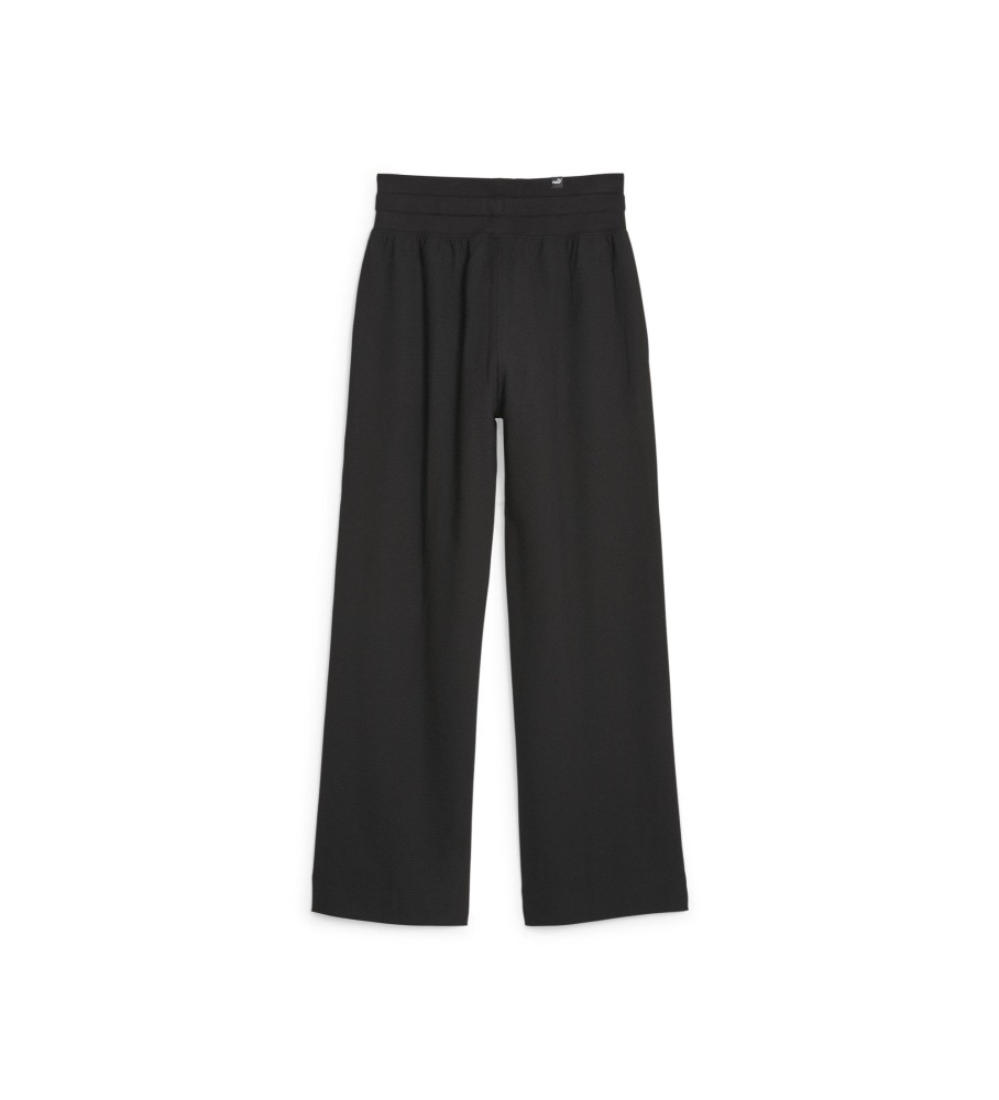 Calça de treino Puma HER de cintura alta e corte reto, preta.