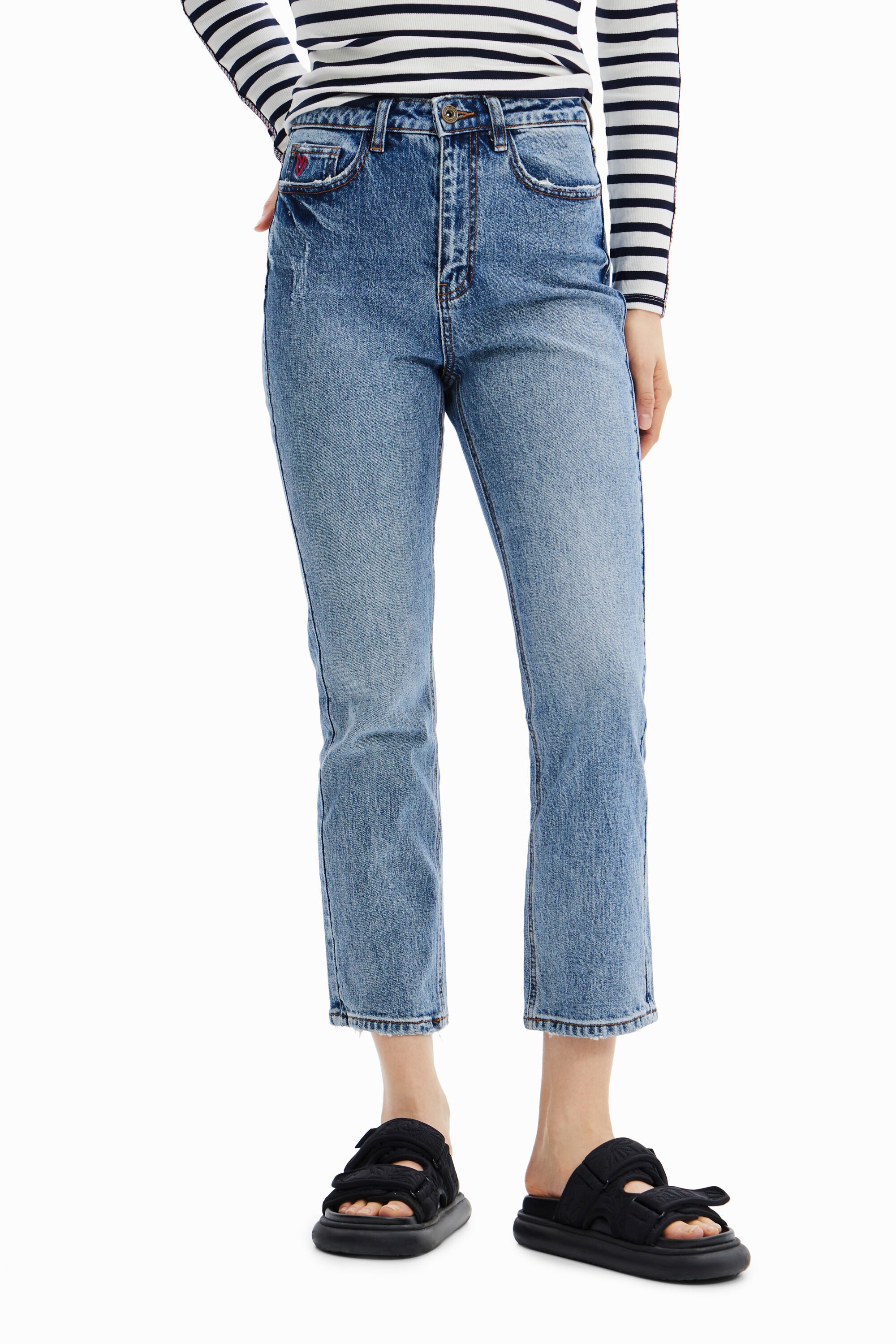 Jean Straight chevilles
