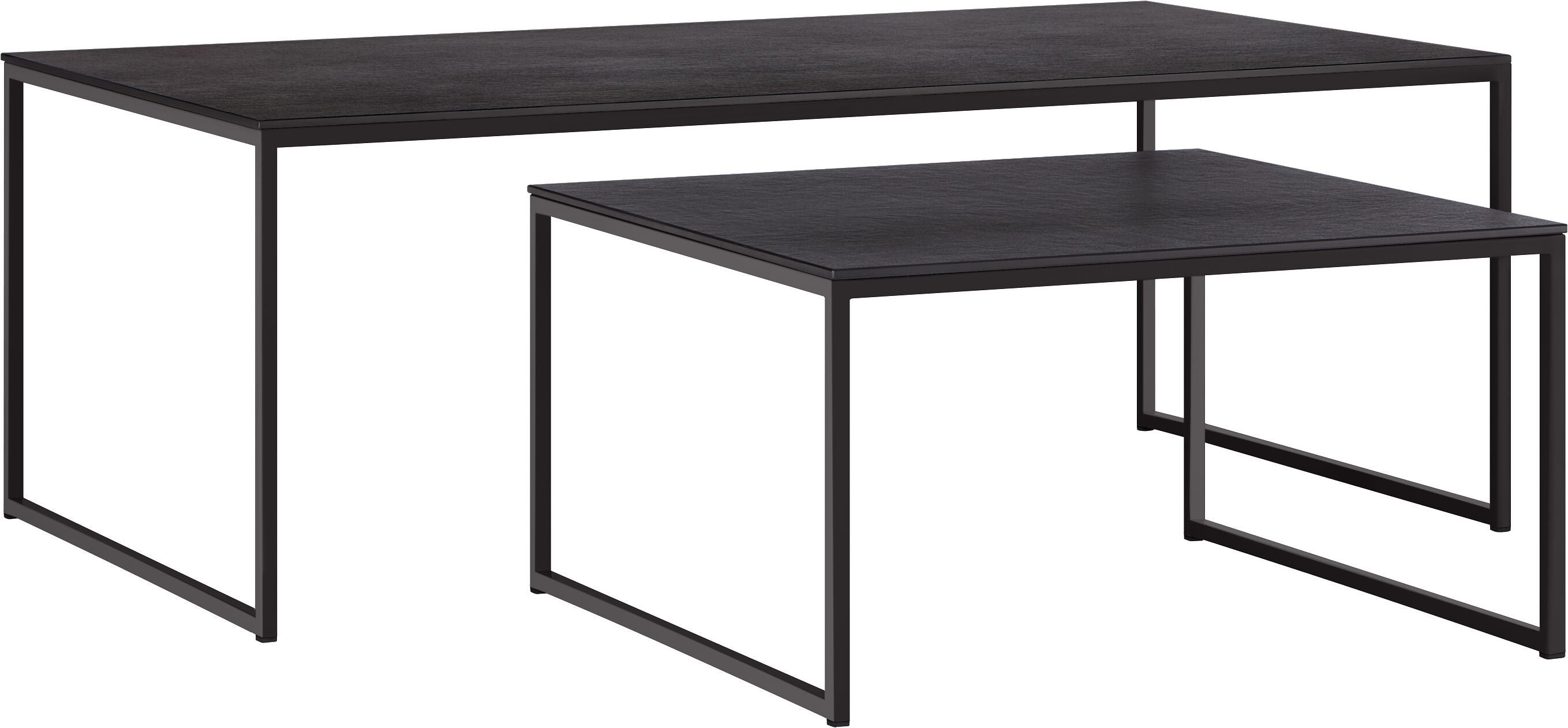 AVEA Salontisch - Sirius / schwarz / B: 65.0 cm x T: 65.0 cm x H: 35.8 cm
