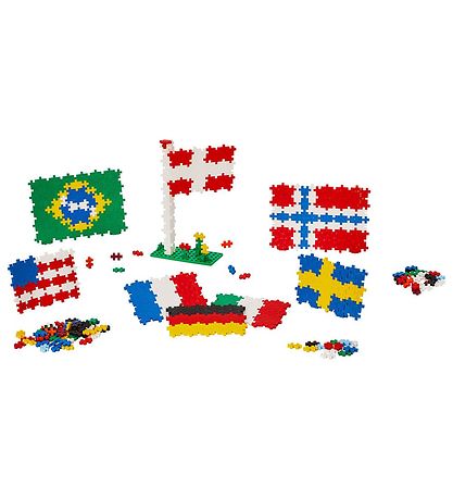 Plus-Plus Bauen lernen - 700 st. - Flaggen der Welt
