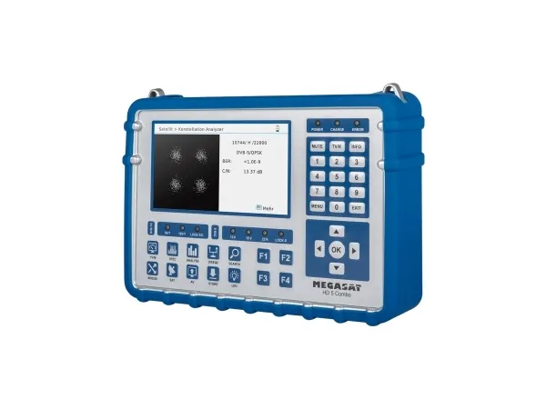 Megasat HD-5 Combo, 950 - 2150 Mhz, Digital, 1 stk, Blå, 12, 7.4 V, 215 mm