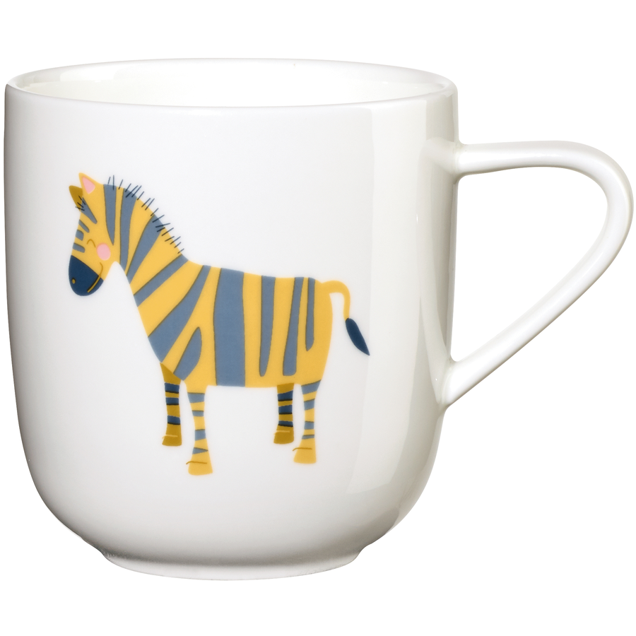 ASA Selection Henkelbecher Zebra Zoe weiß glänzend