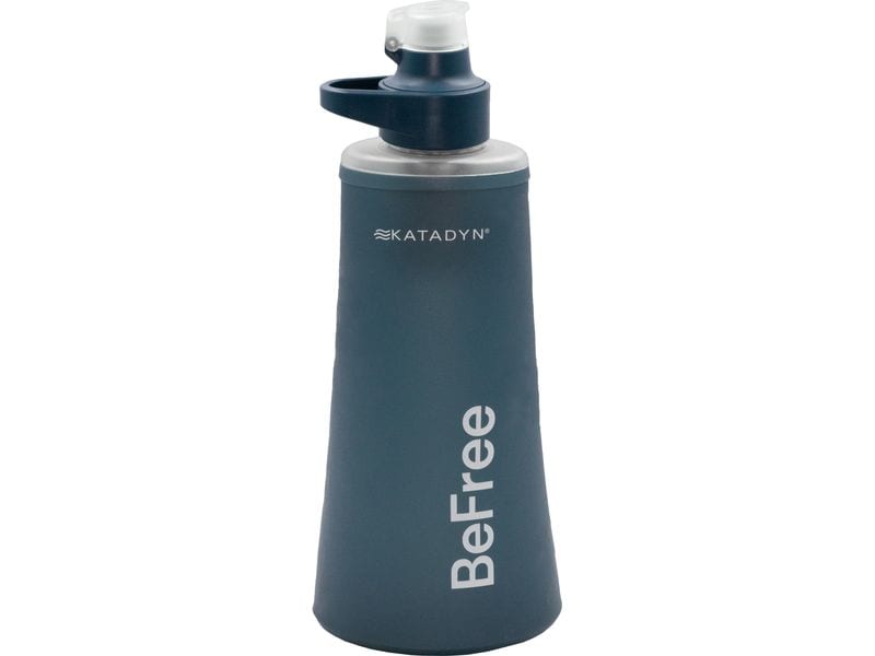 Katadyn Wasseraufbereitung BeFree Filter AC 1.0 l - Schiefe Trinkflasche mit Filter