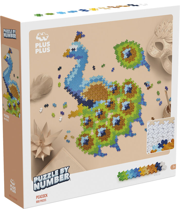 PLUS-PLUS Plus-Plus Puzzle By Numbe