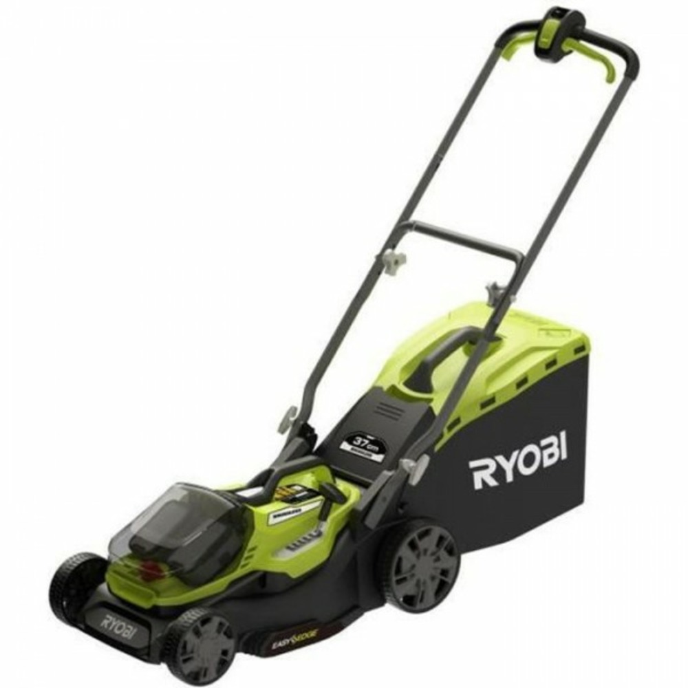 Tondeuse a gazon sur batterie 37cm de coupe ry18lmx37a-150 - livré avec 1 batterie 18v 5,0ah et chargeur rapide
