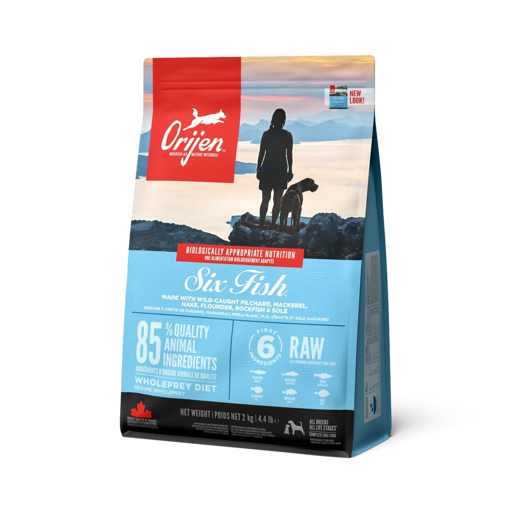 Orijen Hondenvoer Whole Prey Six Fish2 kg