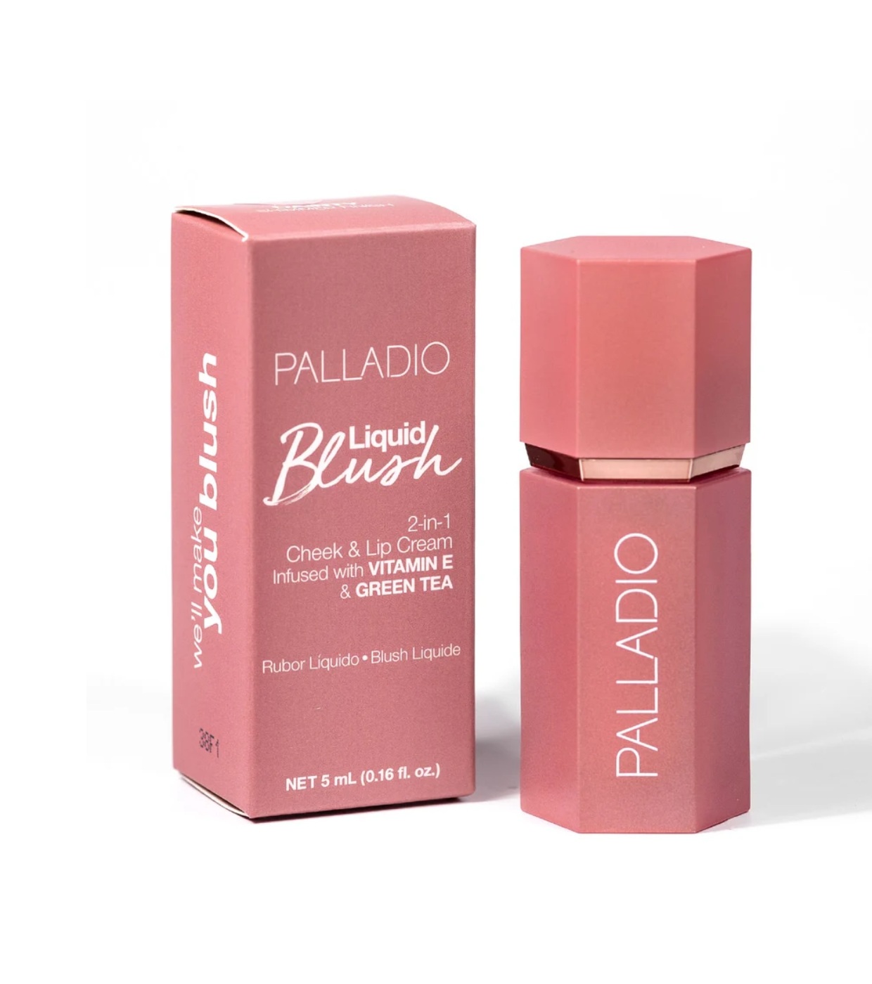 Palladio - Blush Líquido Shimmer Finish - Rose Cloud