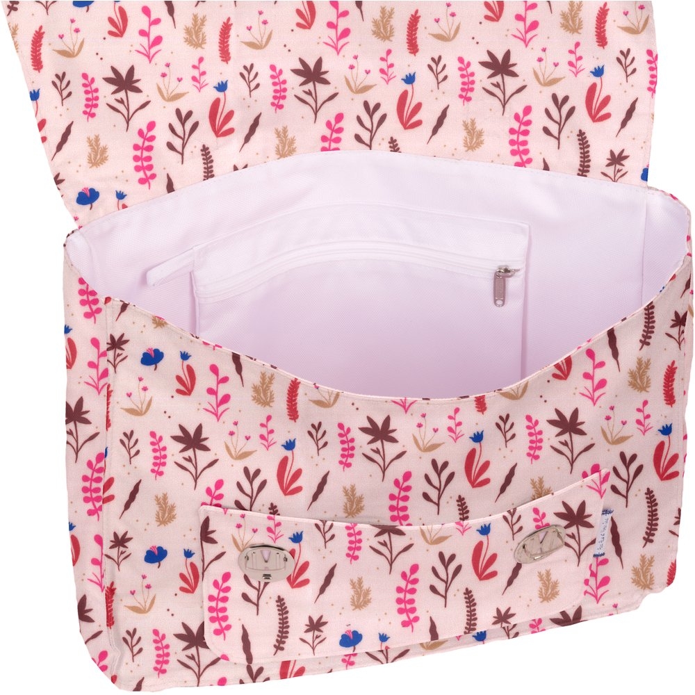 Cartable Herbier Rose