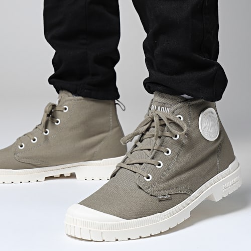 Baskets Pampa SP20 Hi Canvas 76838 Dusky Green Marshmallow