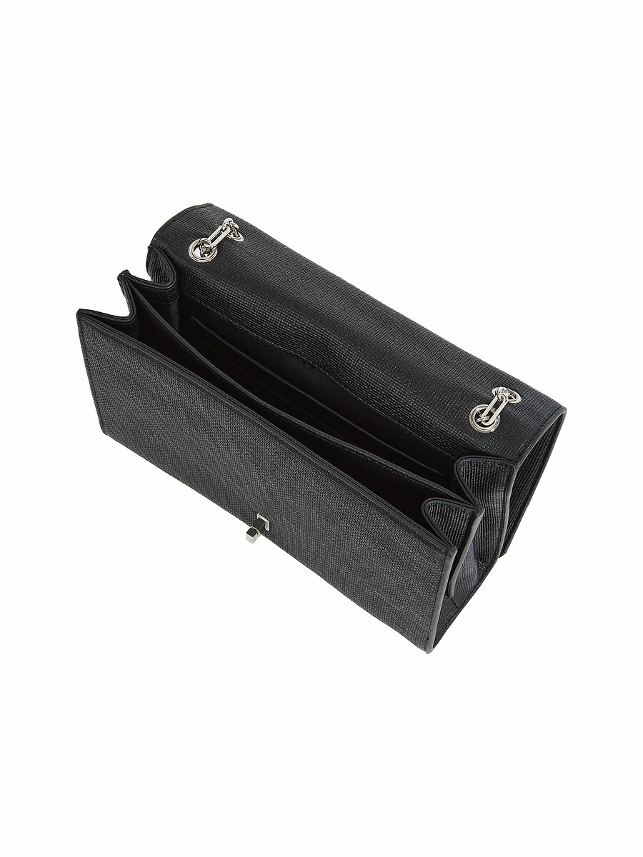CALVIN KLEIN<br>Bolsa de ombro com fecho de aba