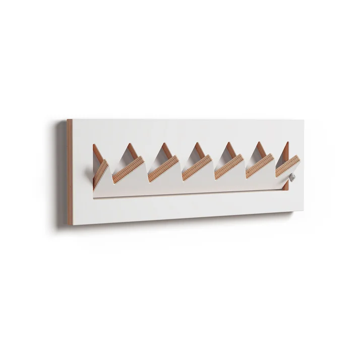 Ambivalenz - Fläpps Garderobe Crownhäng 60 x 20 cm weiss