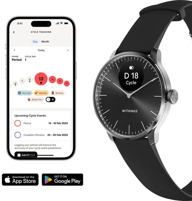 Withings ScanWatch Light hybrid-smartwatch 37mm (sort)