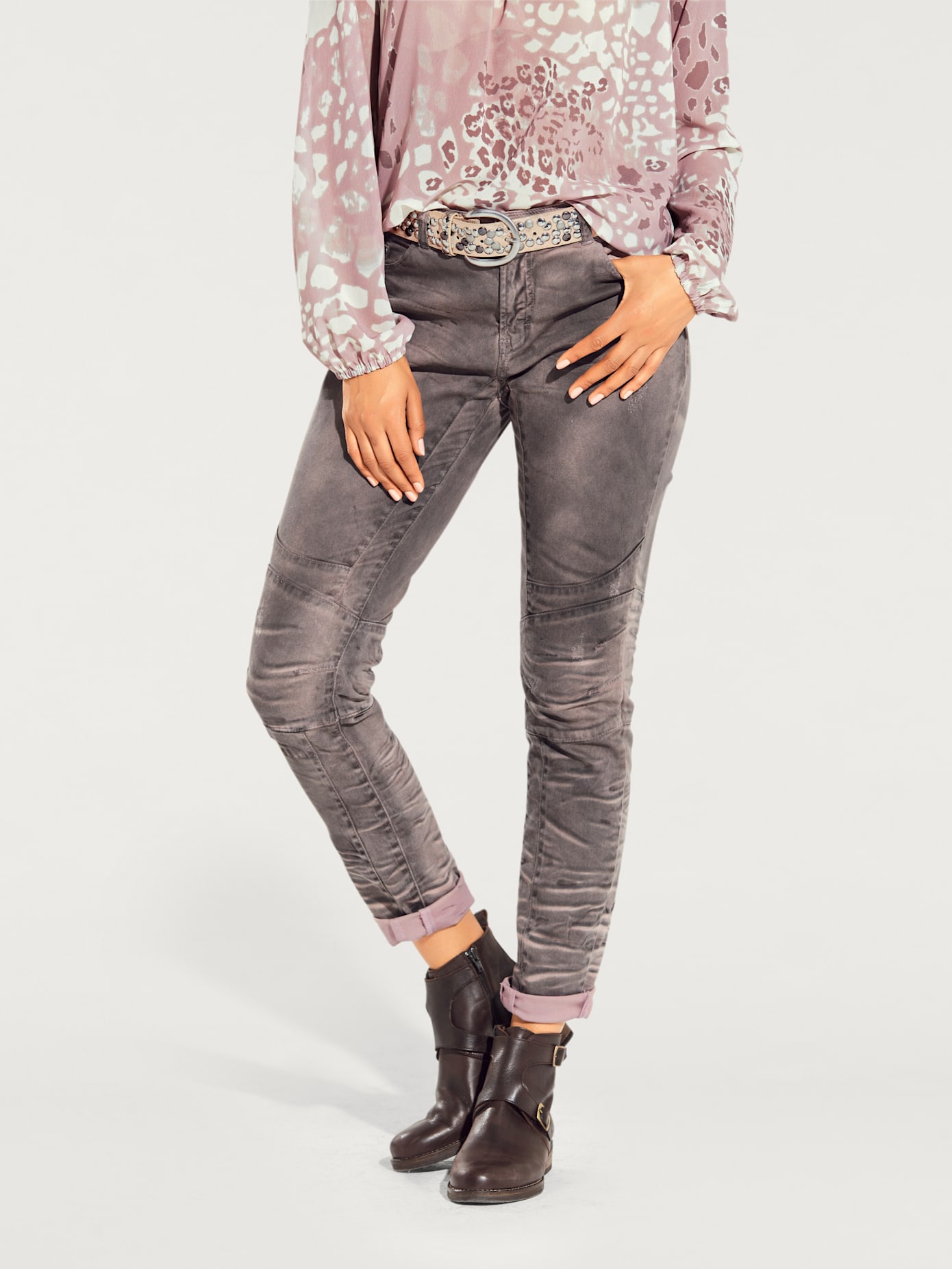 Pantalon boyfriend coupe droite