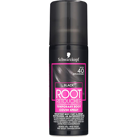 Hårfarvespray Black