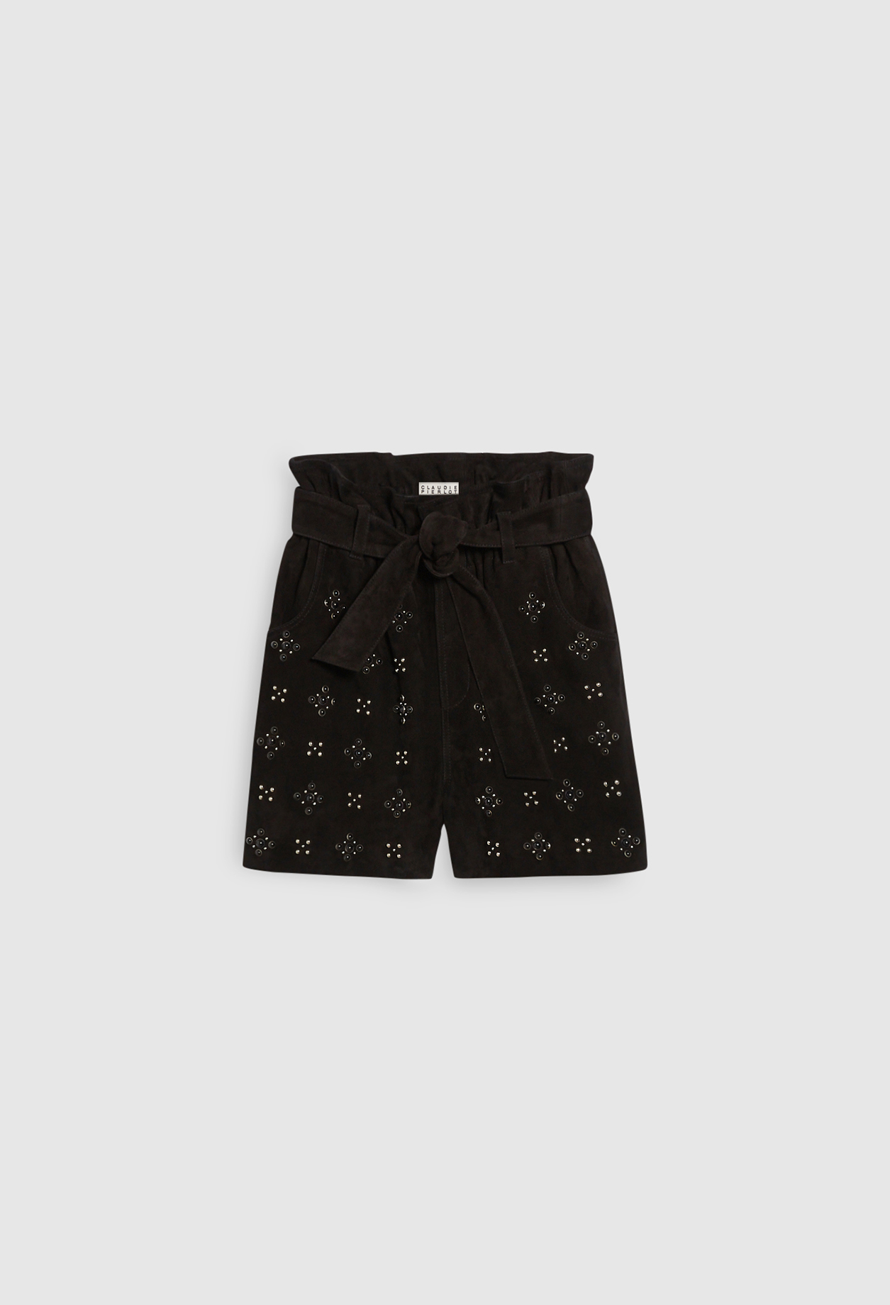 Short en cuir responsable