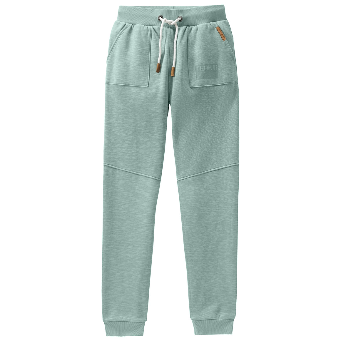 Yigga Jungen Jogginghose mit Flammgarn salbei