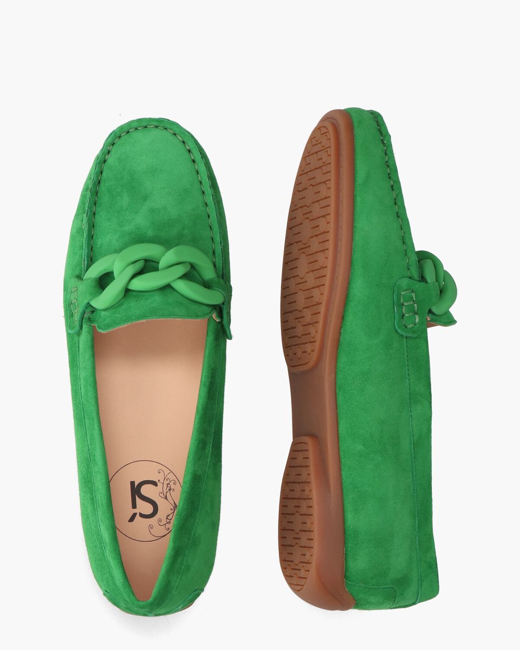 Si Ruiyenne Groen Damesloafers
