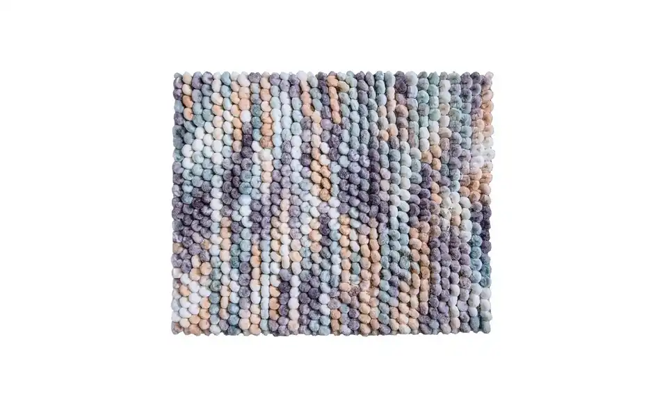 como Badteppich Punto Silbergrau, Taupe 55x65 cm