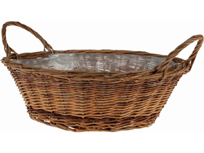 Opiflor Weidenkorb James, 35.5 cm Braun Natürliches Pflanzengefäss