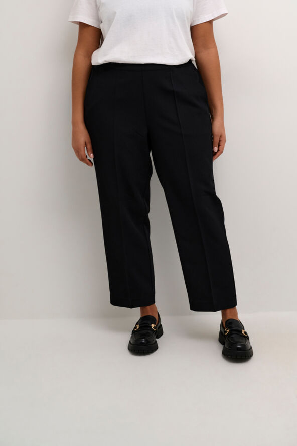 Kaffe Curve KCsakira Cropped Pants Black deep