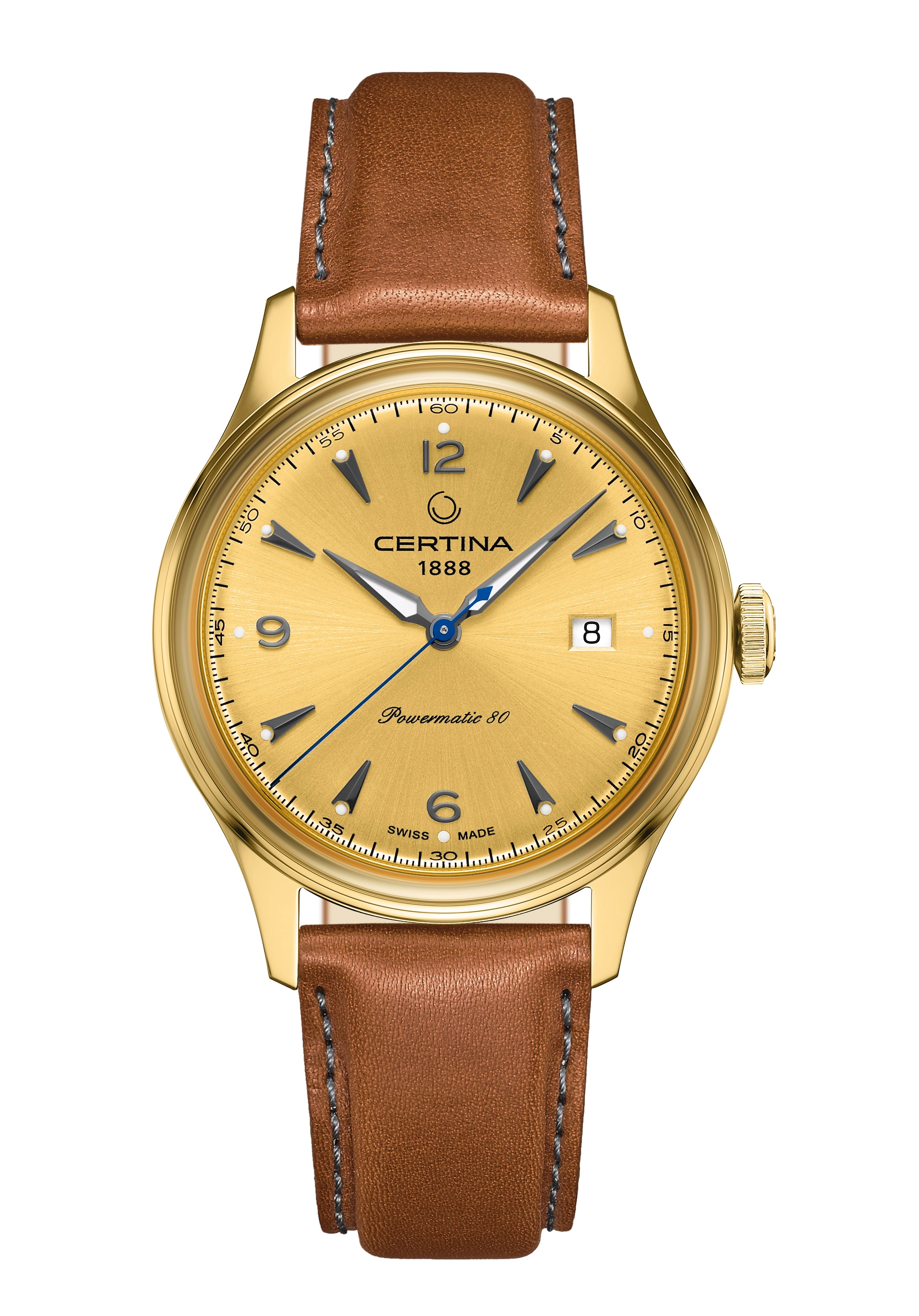 Certina DS Powermatic 80 PVD Gold C038.407.36.367.00