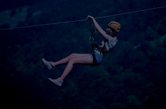 Flying Fox bei Nacht in Berlingen als Geschenk