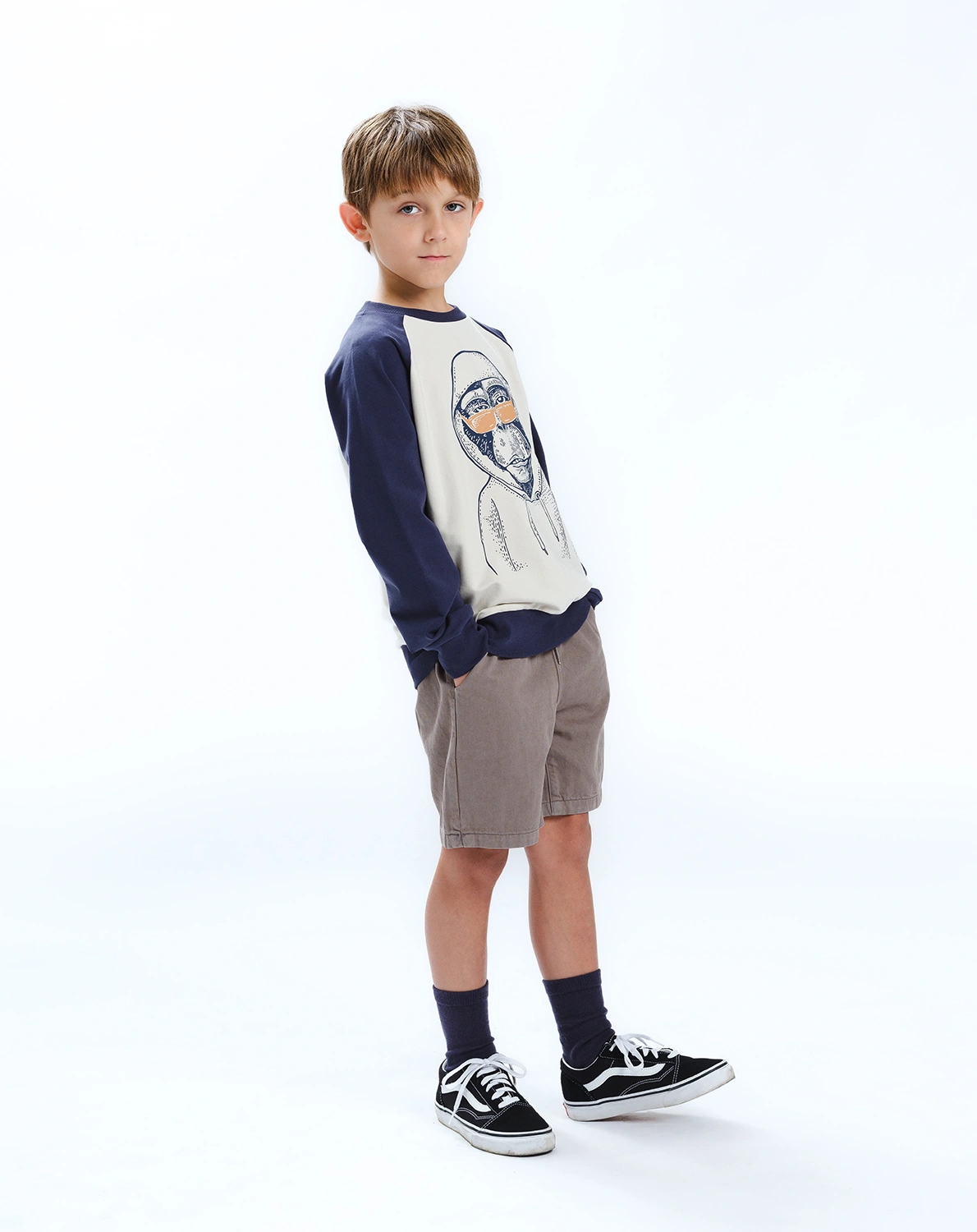 Sweatshirt STEVE AFFE in blues