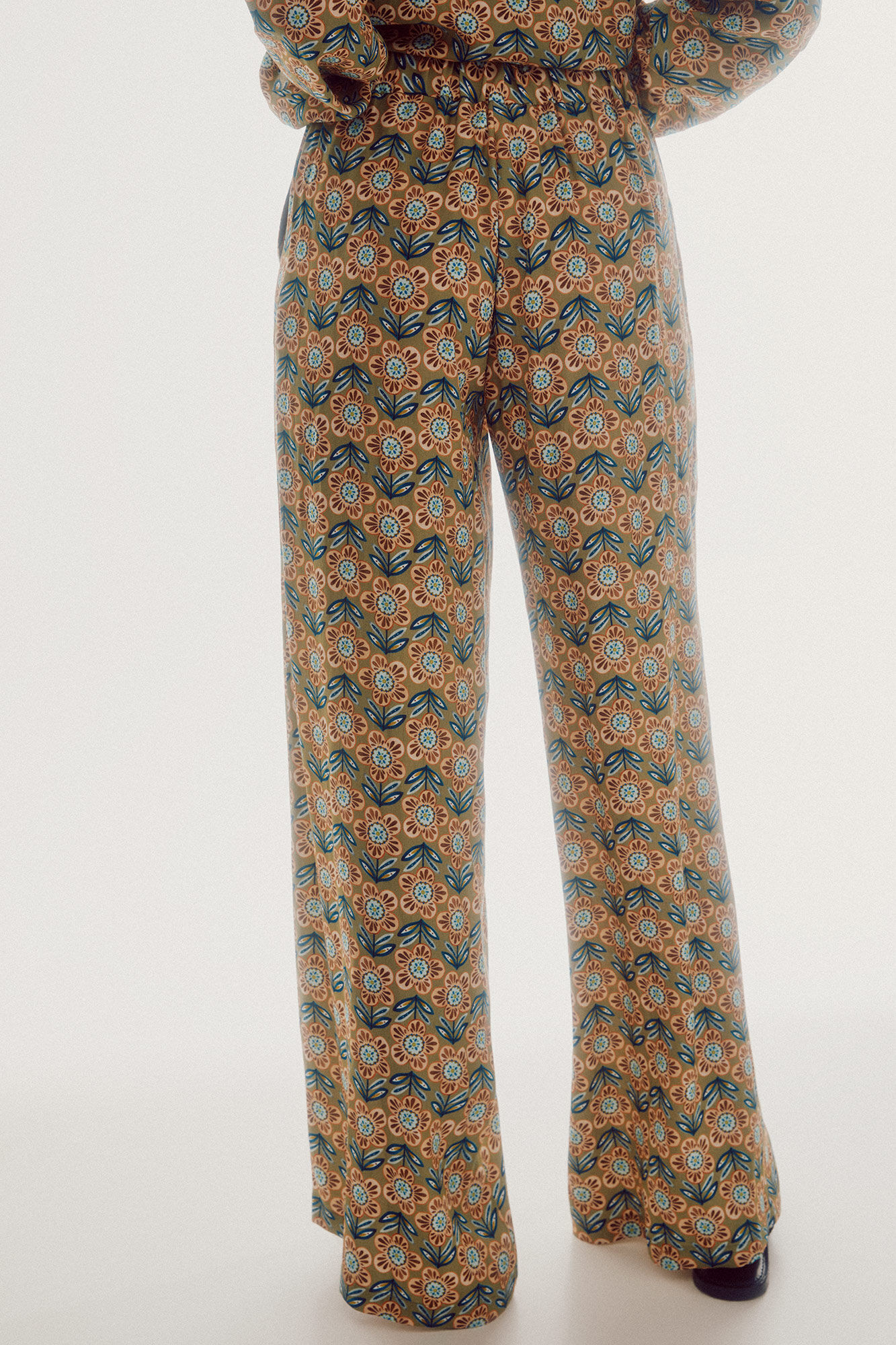 Calças estampadas - Multicoloridas