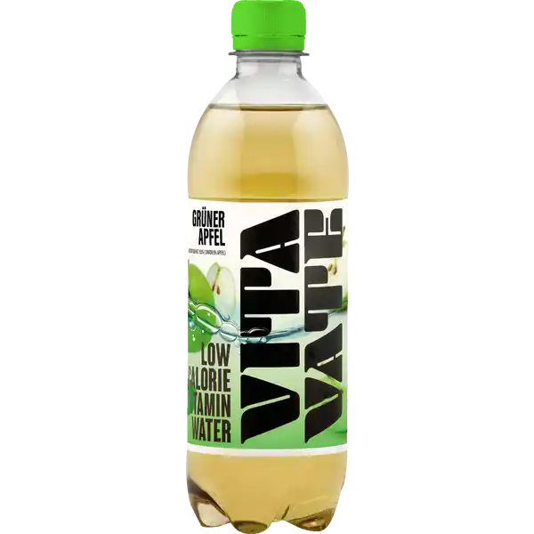 Getränk mit Grüner-Apfelgeschmack und Vitaminen