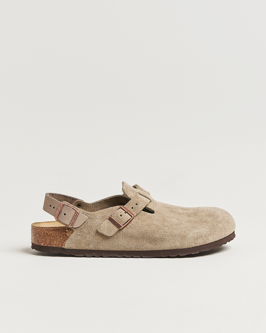 BIRKENSTOCK Tokio Classic Footbed Taupe Suede