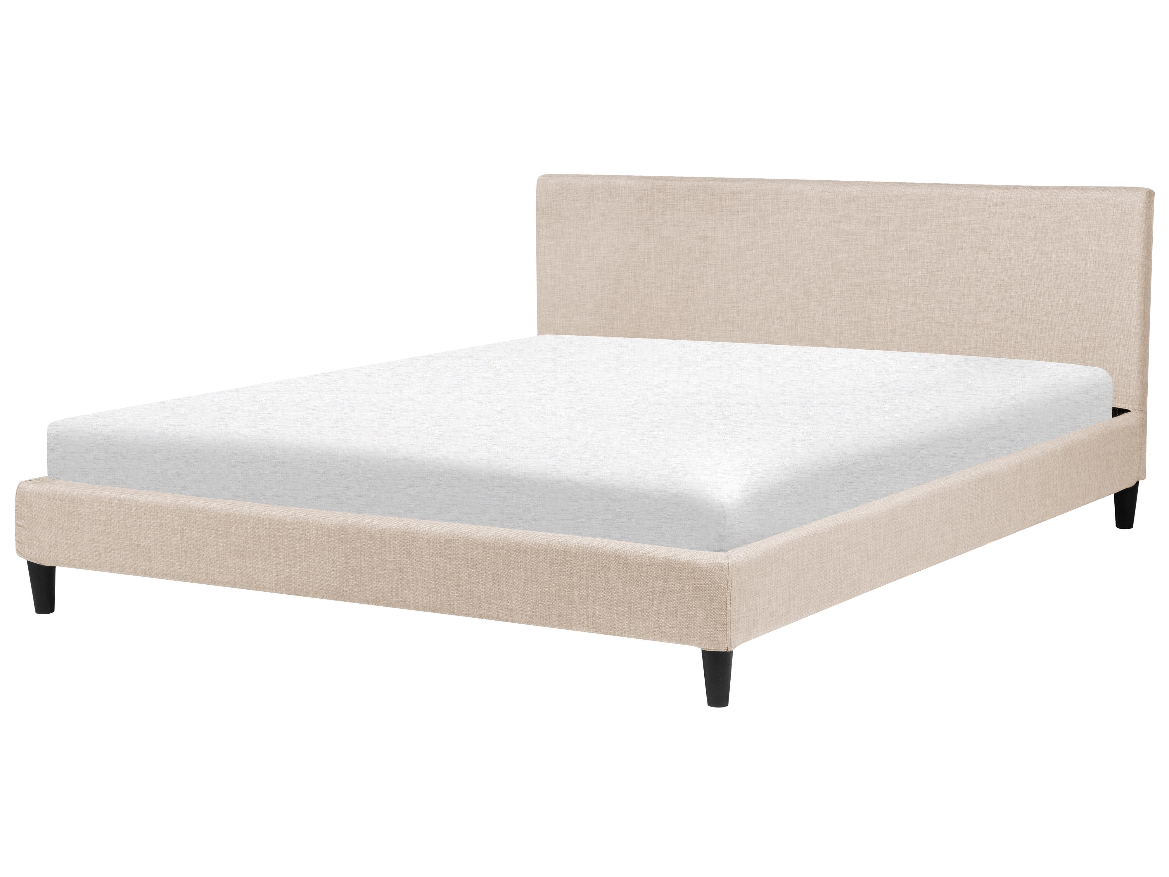 Bed Stof FITOU 180 x 200 cm Beige