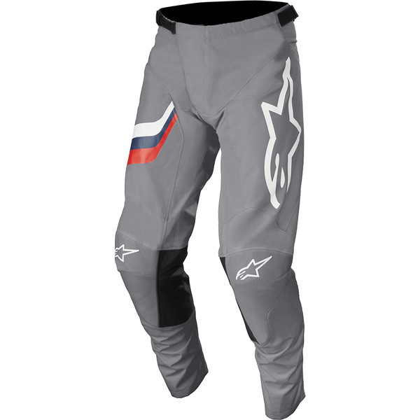 Alpinestars - Pantalon Racer Braap Gris / Bleu / Blanc / Rouge
