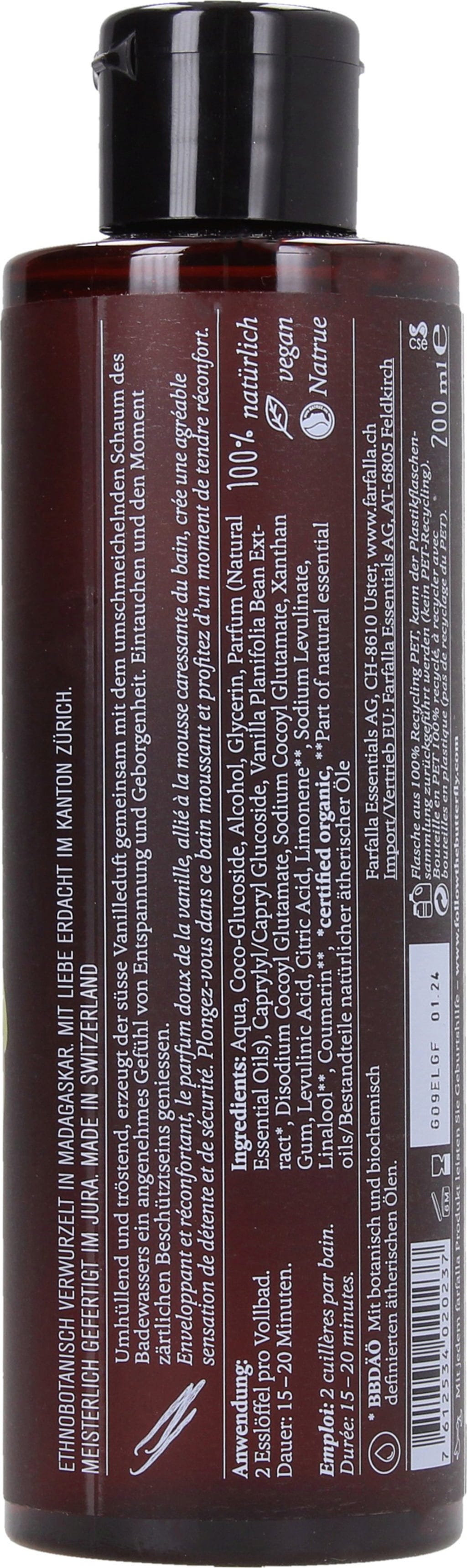 farfalla  Geborgenheit Schaumbad Kuschelzeit, 200 ml
