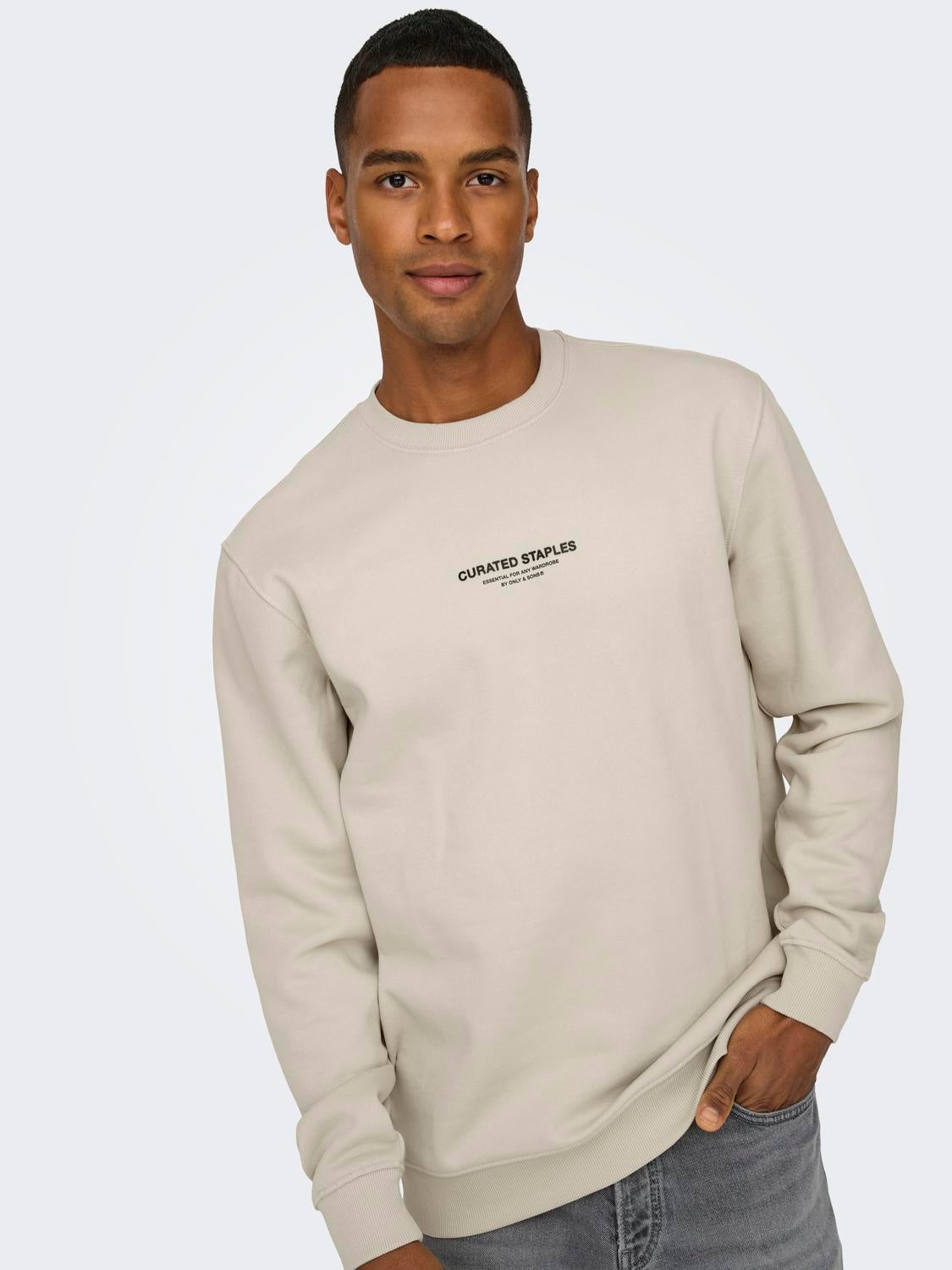 ONSCURATED Sweatshirt Silver Lining