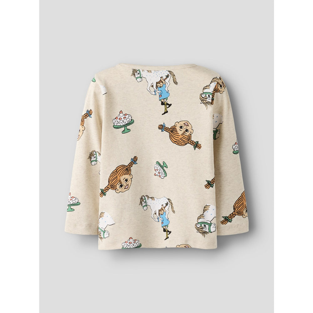 Køb Name It Peyote Melange Nmfsoca Pippi Ls Top Sky