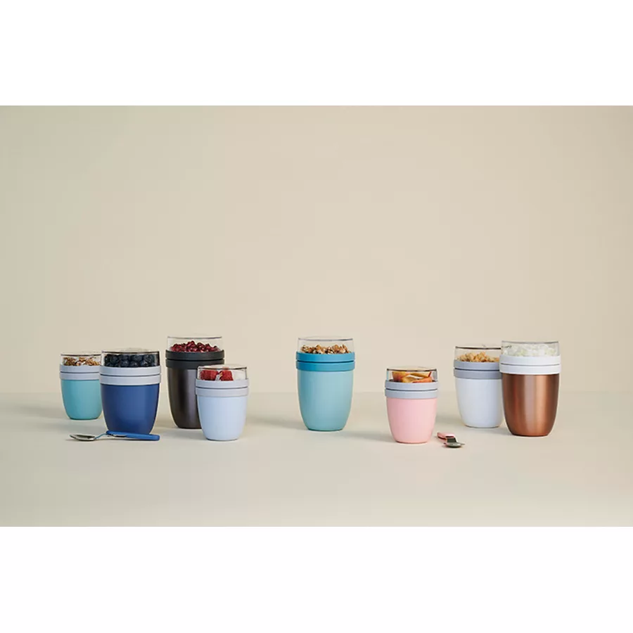 Mepal Lunchpot mini + regular Ellipse 2er Set türkis