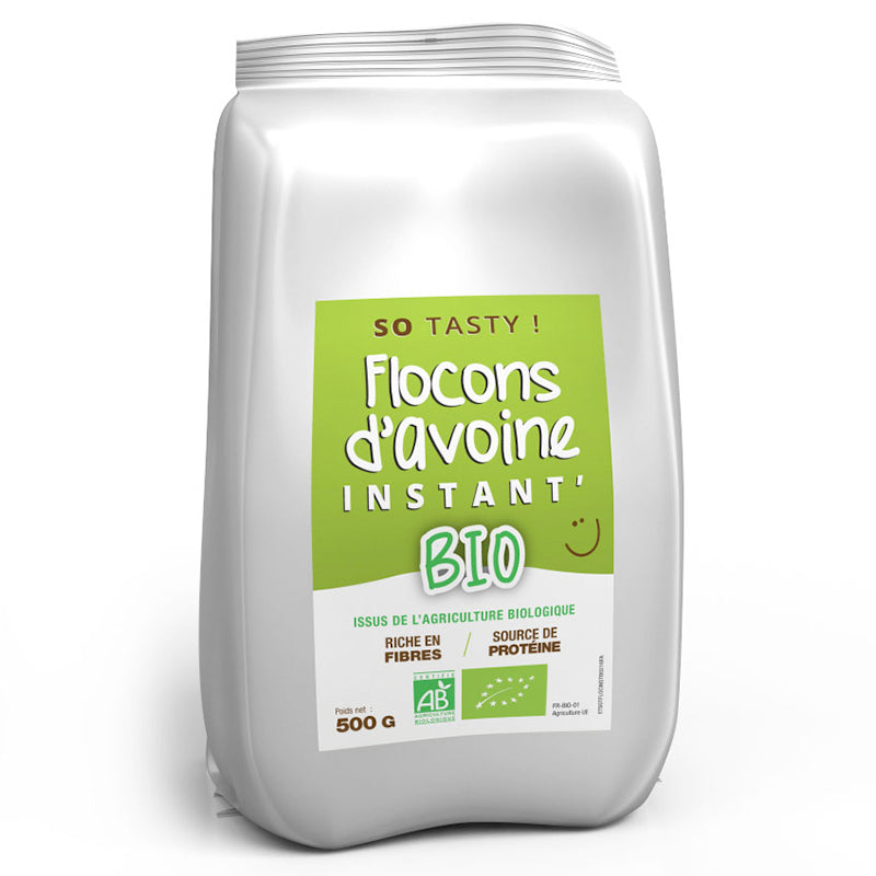 SOTASTY Flocons Avoine Instant BIO en Poudre