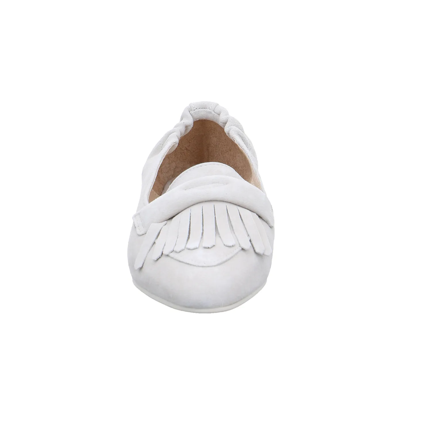 APPLE OF EDEN Slipper Hellgrau Leder  mit Lederfutter