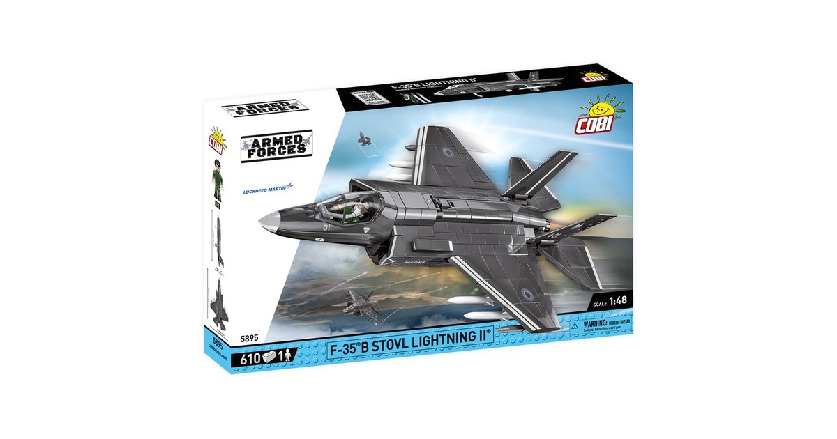 COBIArmed Forces - F-35B STOVL Lightning II Constructiespeelgoed  (Schaal 1:48)