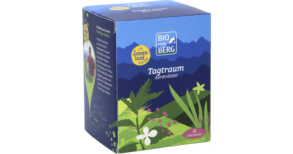 BIO vom BERG Bio Tagtraum Tee Almkräuter