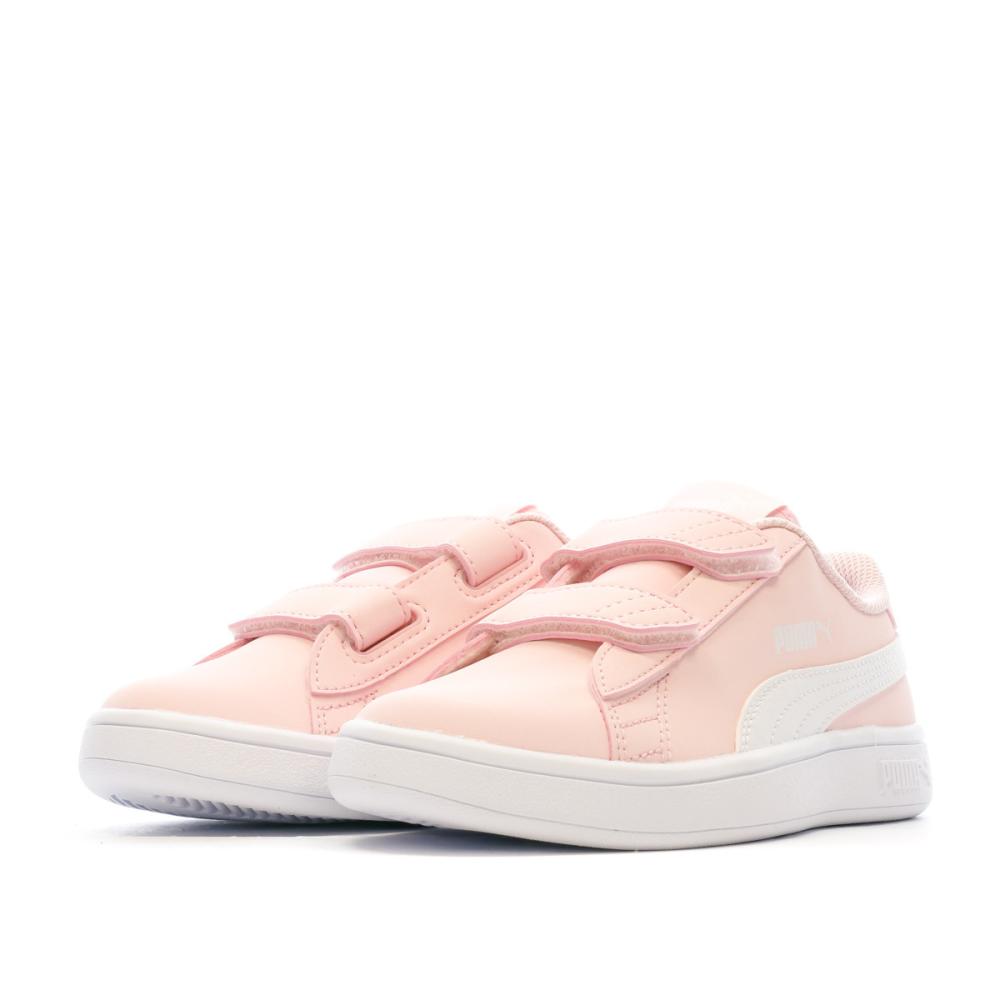 Puma Baskets à Scratchs Rose Puma Smash 183